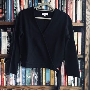 Madewell x Texture & Thread wrap top, Size XS